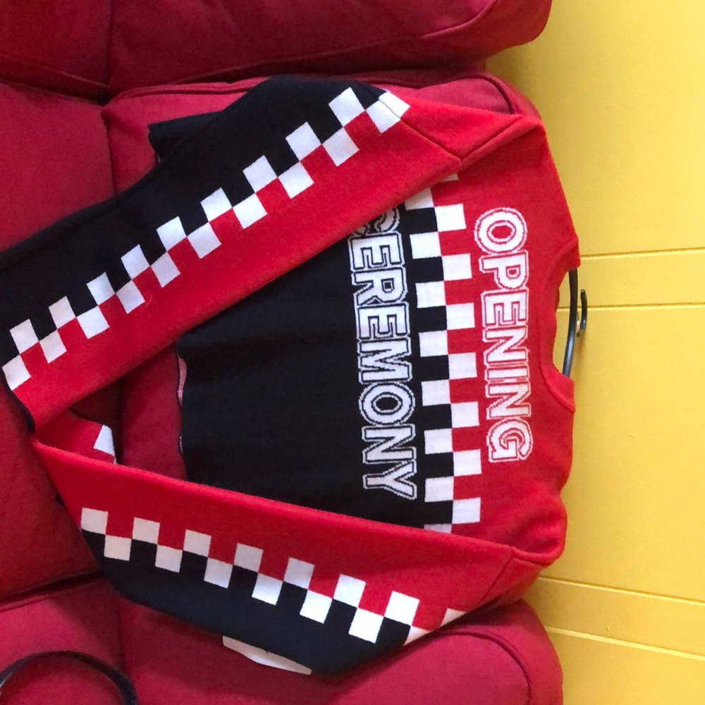 Opening ceremony cropped sweater